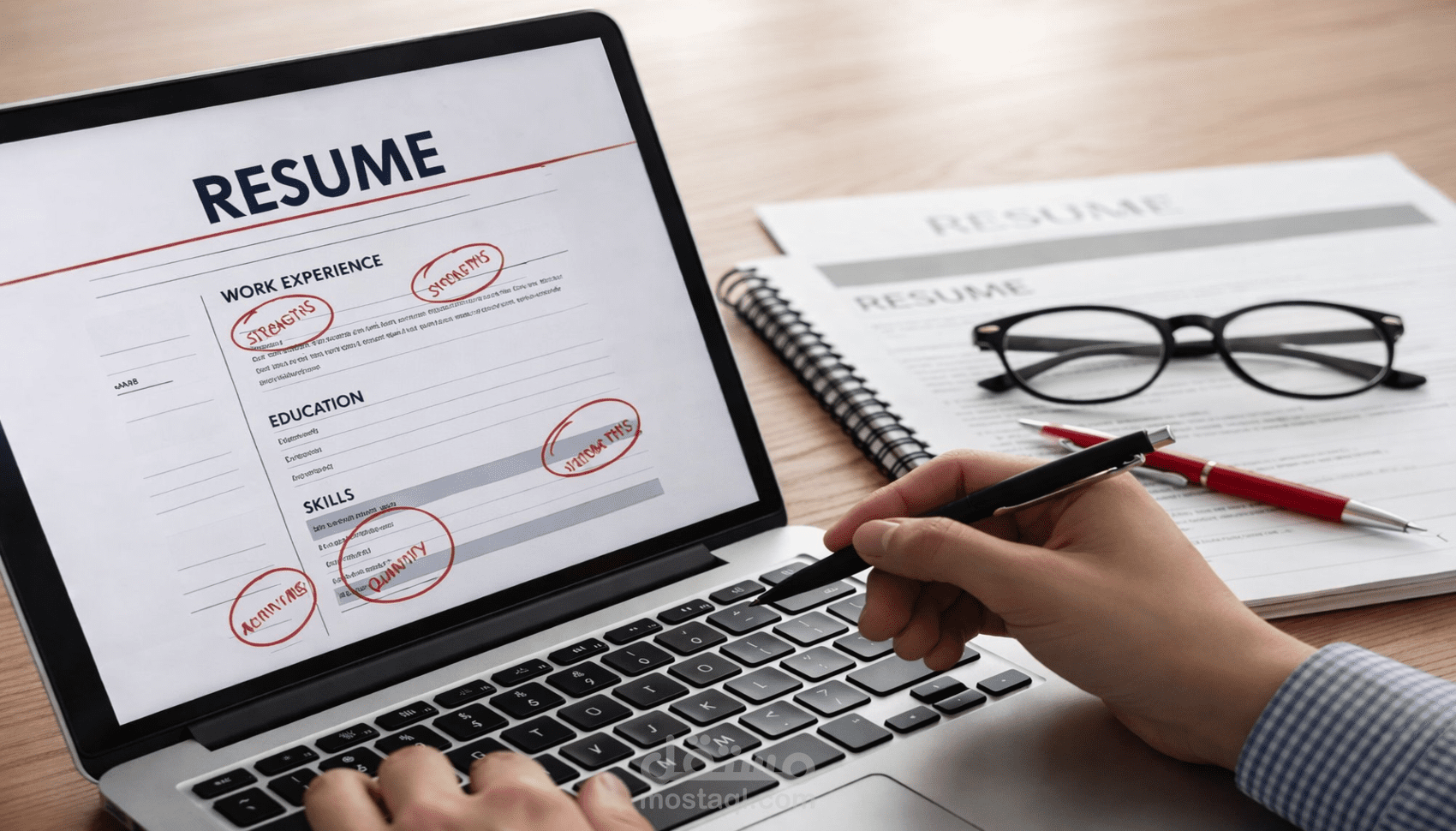 كتابة CV احترافي متوافق مع ATS عربي/انجليزي