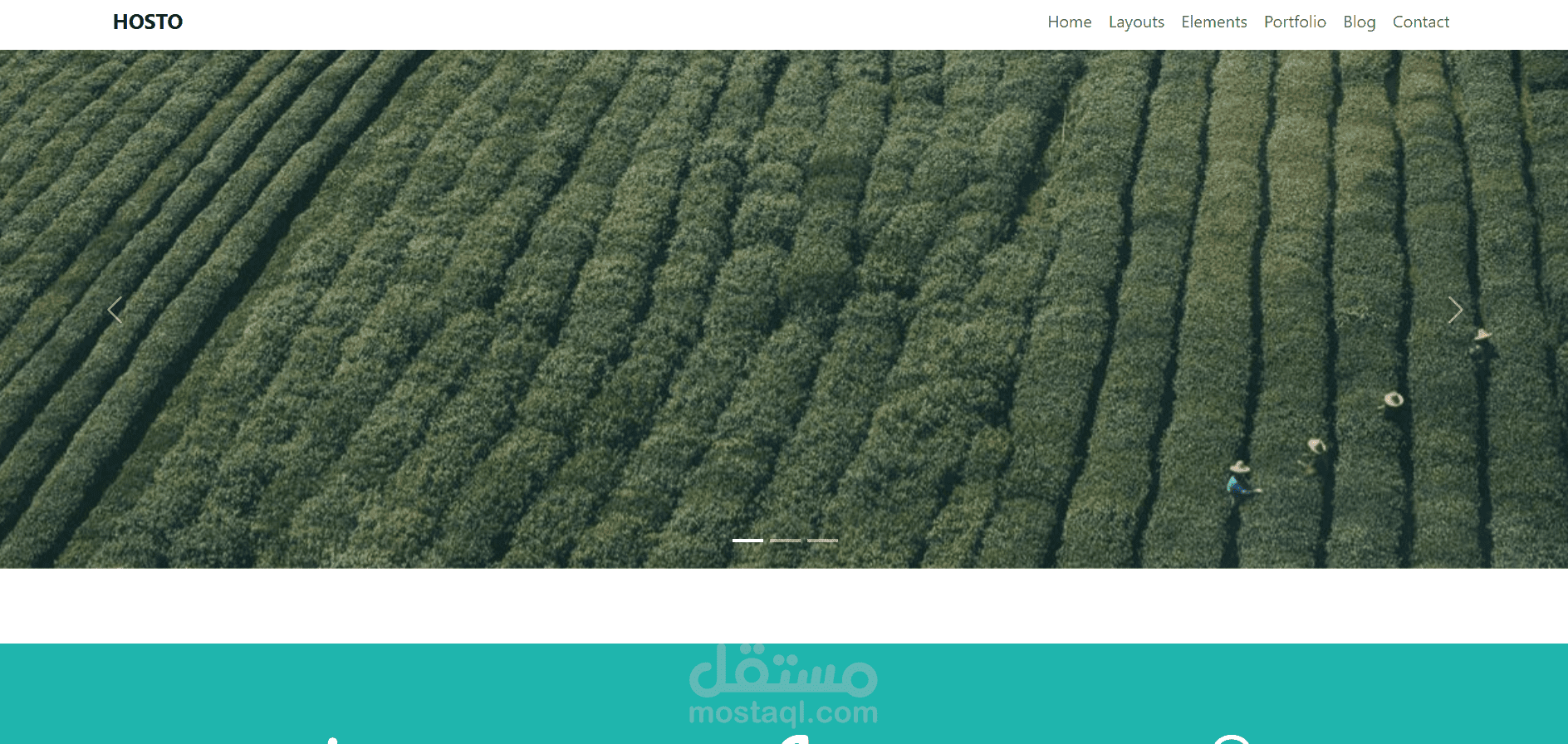 Hosto Landing Page – Responsive Website