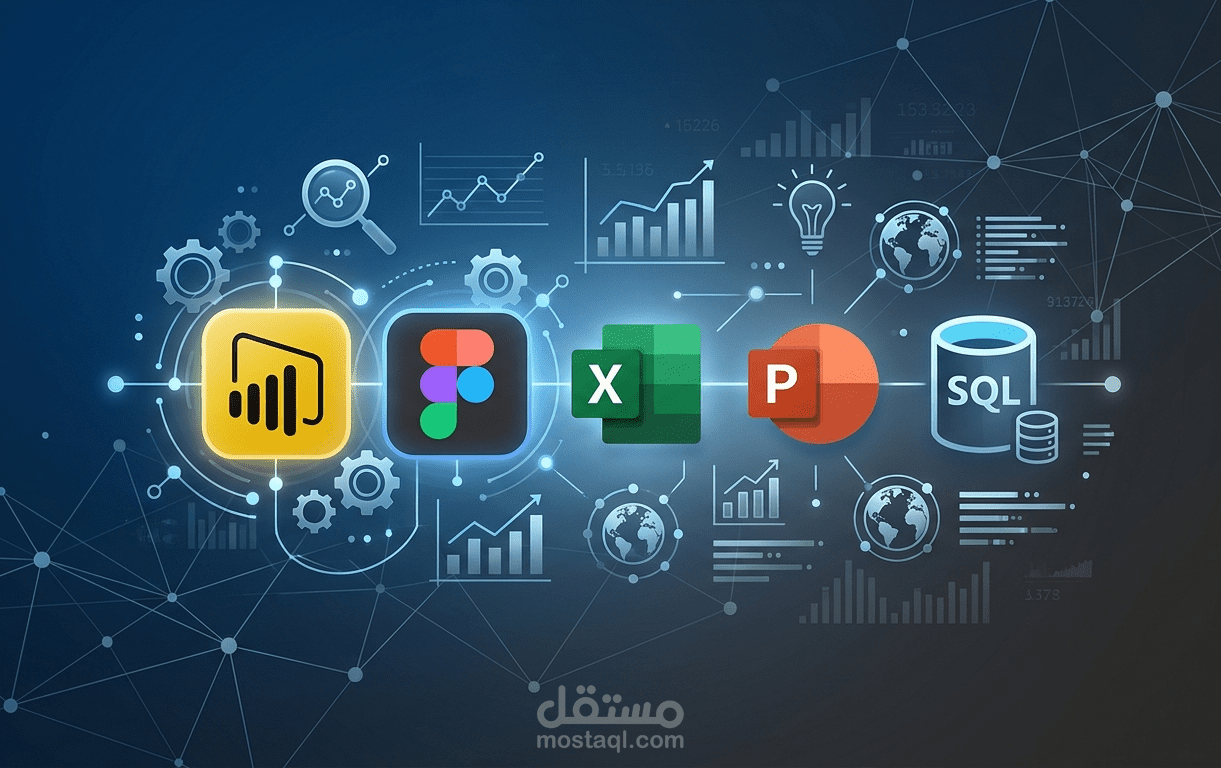 مشروع تحليل بيانات كامل باستخدام Power Bi