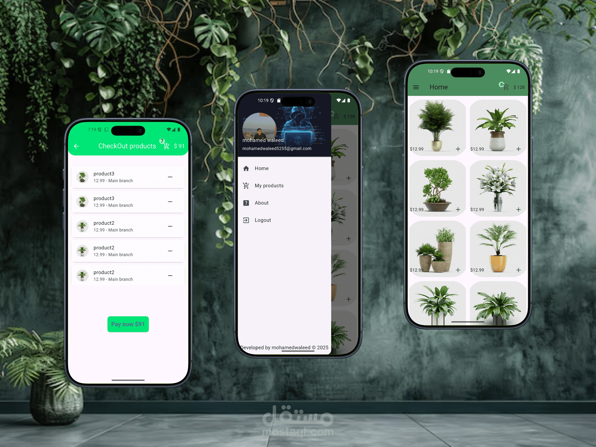 Flutter e-commerce application