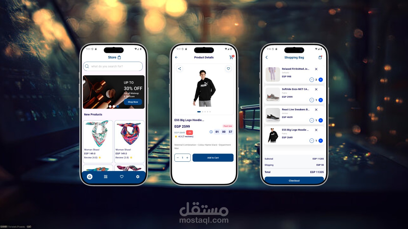 Flutter E-Commerce Mobile App