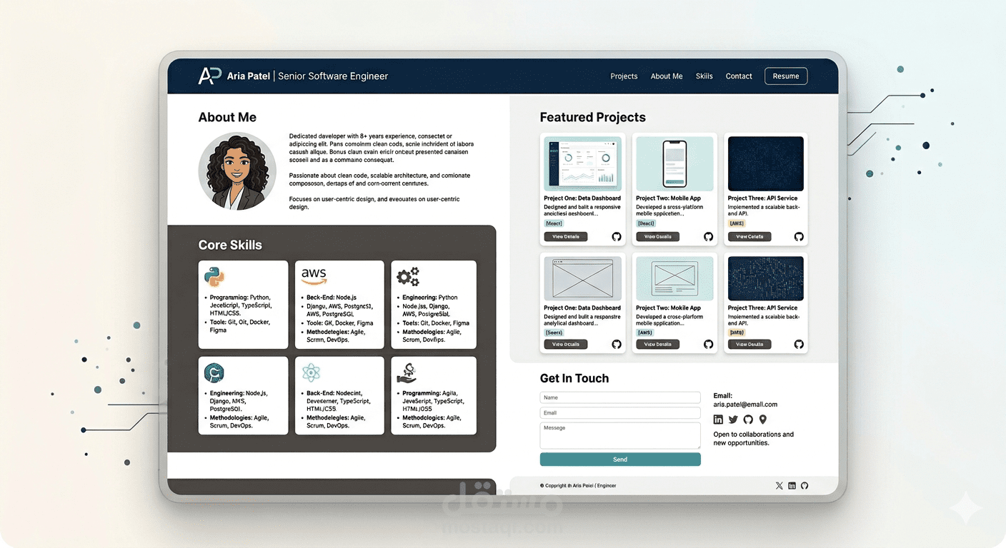 معرض الأعمال portfolio