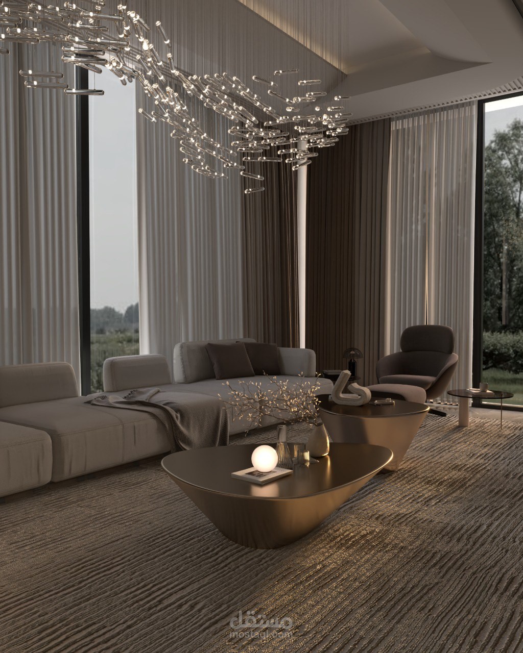 منطقة جلوس living space