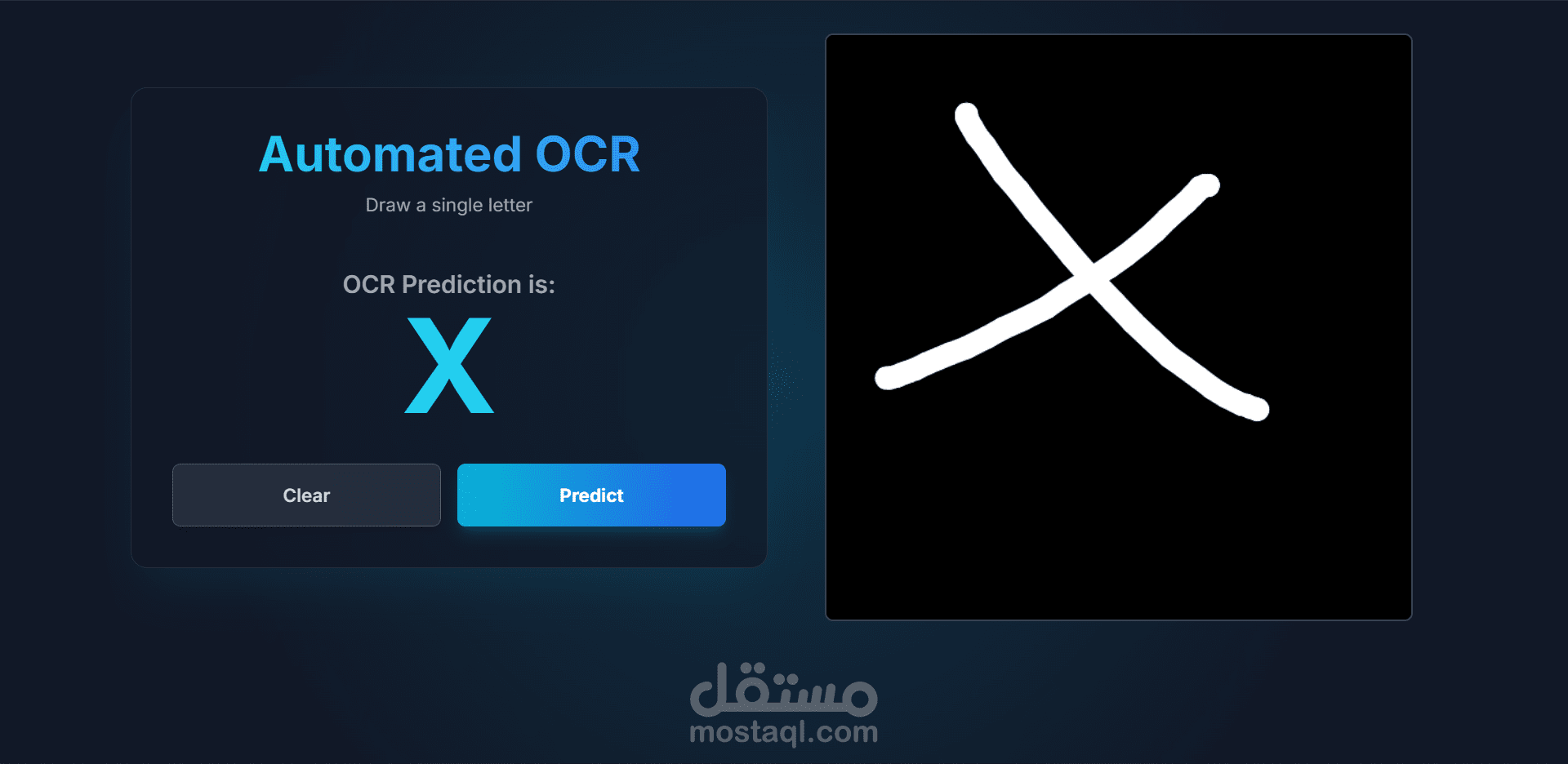 Handwritten Letter Classifier with Flask API
