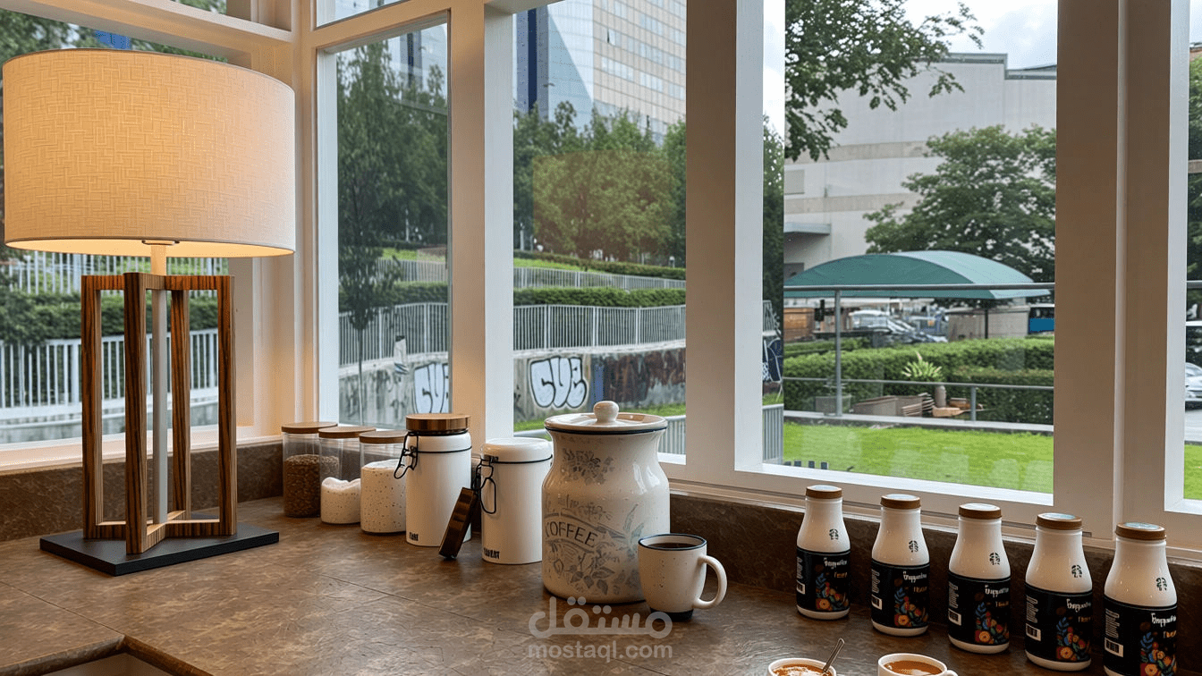 Modern Coffee Kiosk