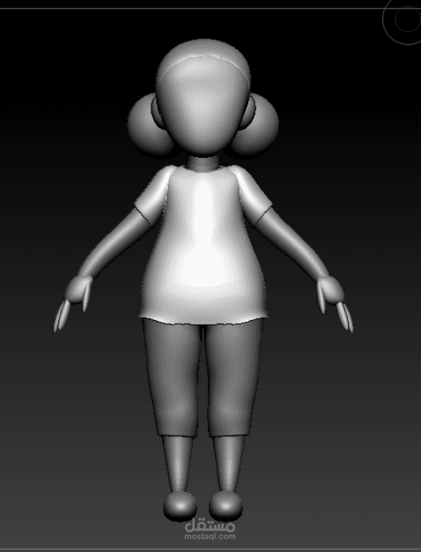 تصميم شخصية كرتونية باستخدام برنامج zbrush
