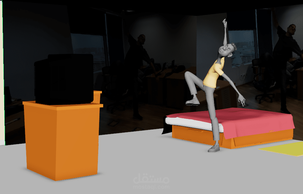 مشهد تمثيلي: رد فعل كوميدي