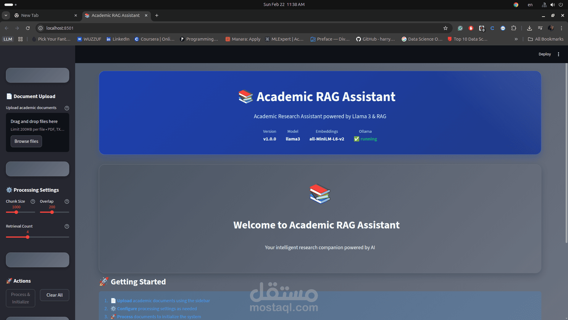 Academic RAG Assistant