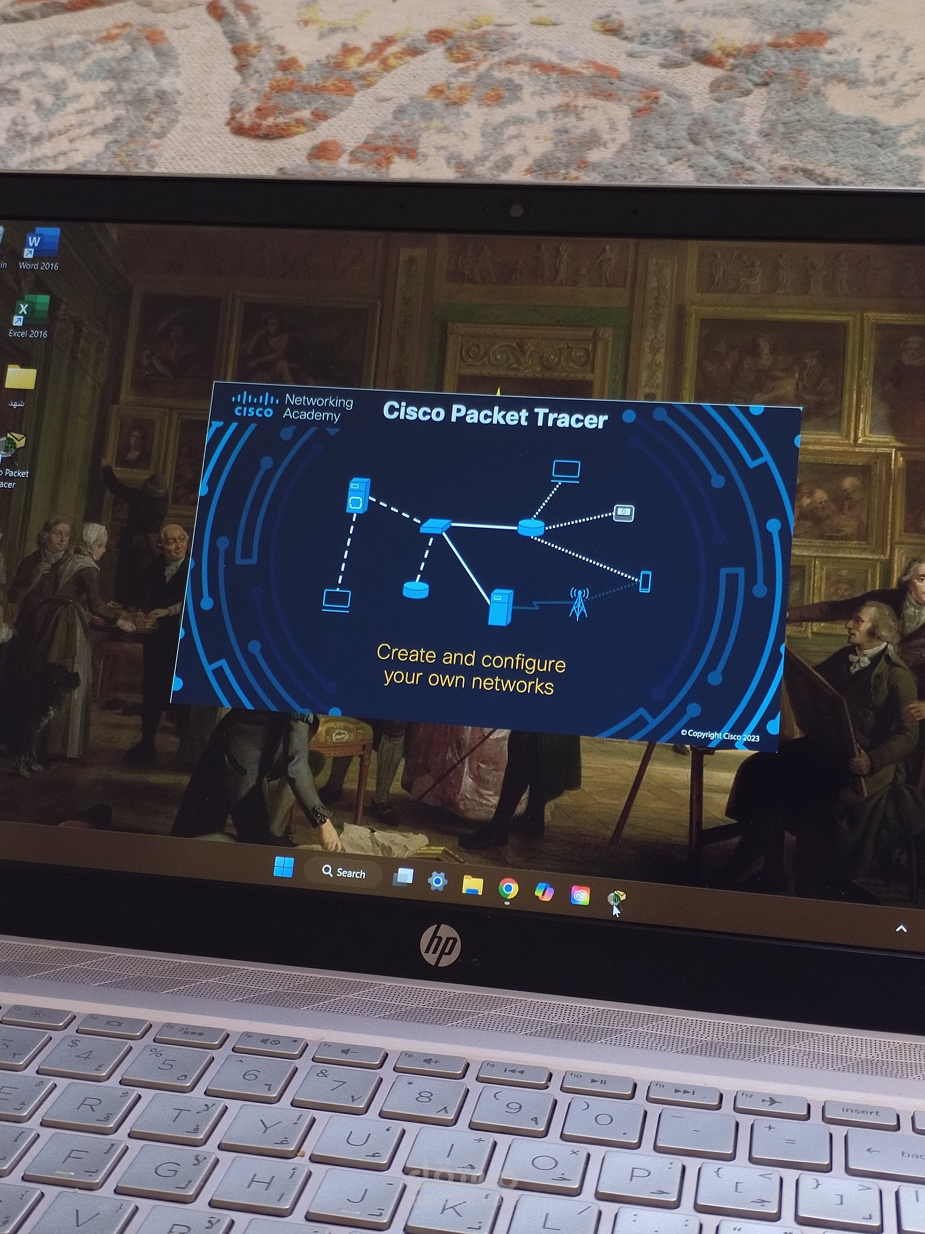 تصميم شبكة على packet tracer