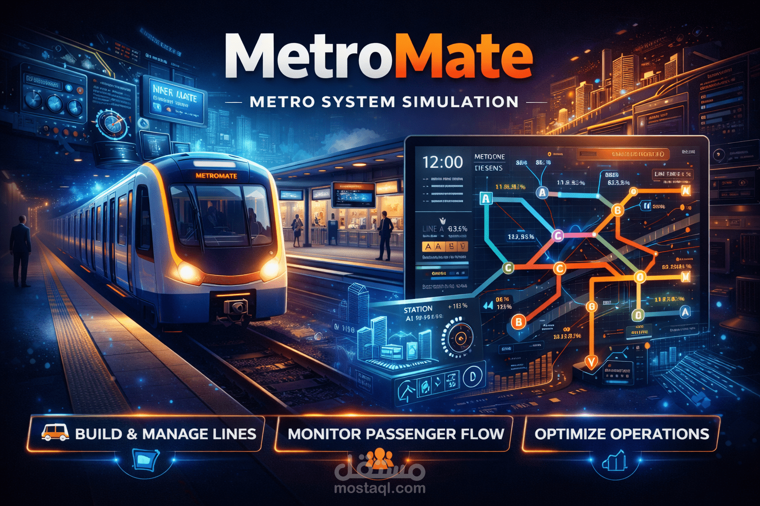 MetroMate – Metro System Simulation