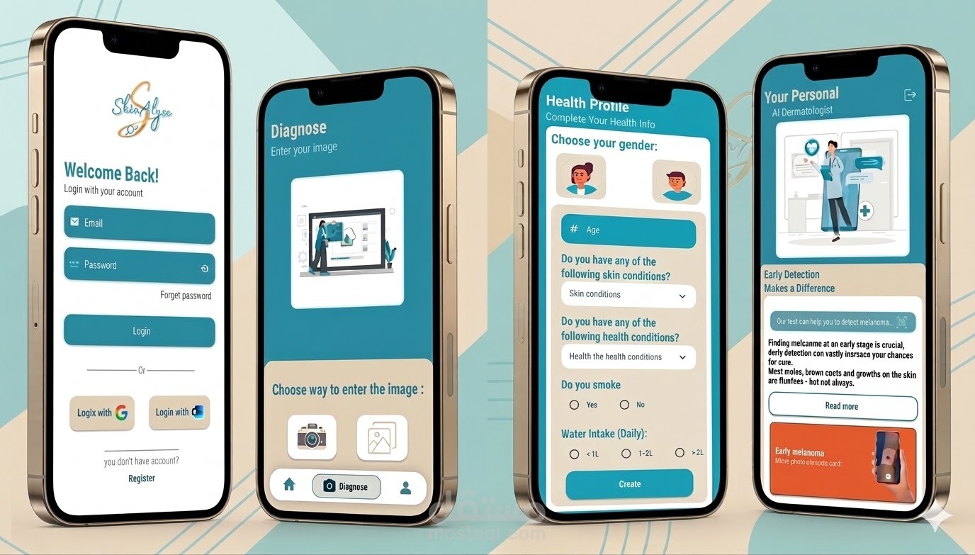 تطبيق SkinAlayz لتحليل وتشخيص أمراض الجلد بالذكاء الاصطناعي