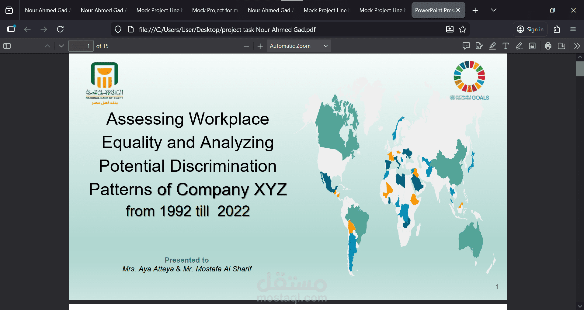 Market Research for NBE