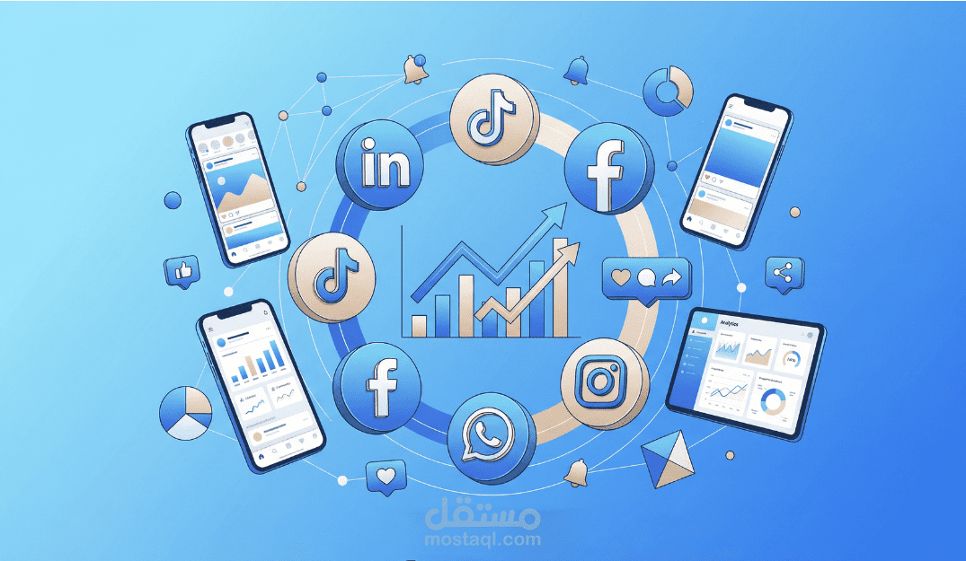 ادارة صفحات السوشيال ميديا