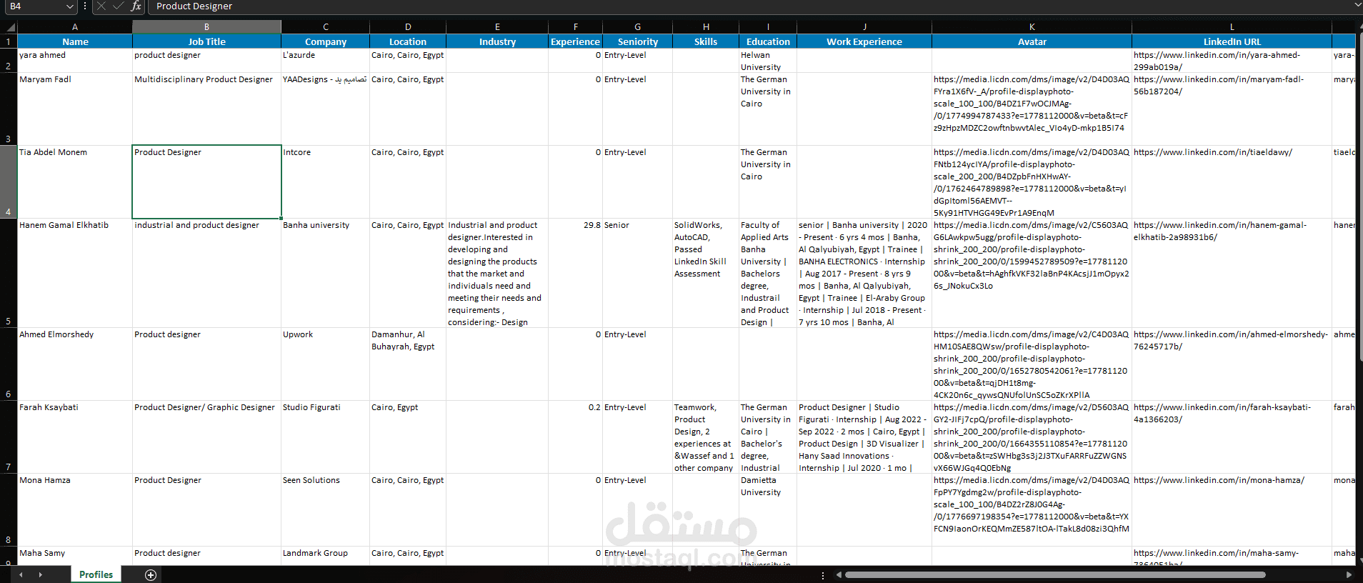 Web Scraping Linkedin