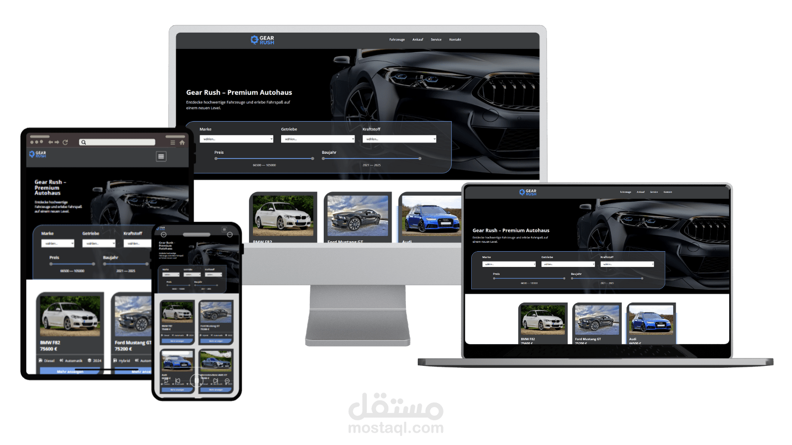 تطوير منصة معرض سيارات ديناميكية مع نظام فلترة باستخدام WordPress