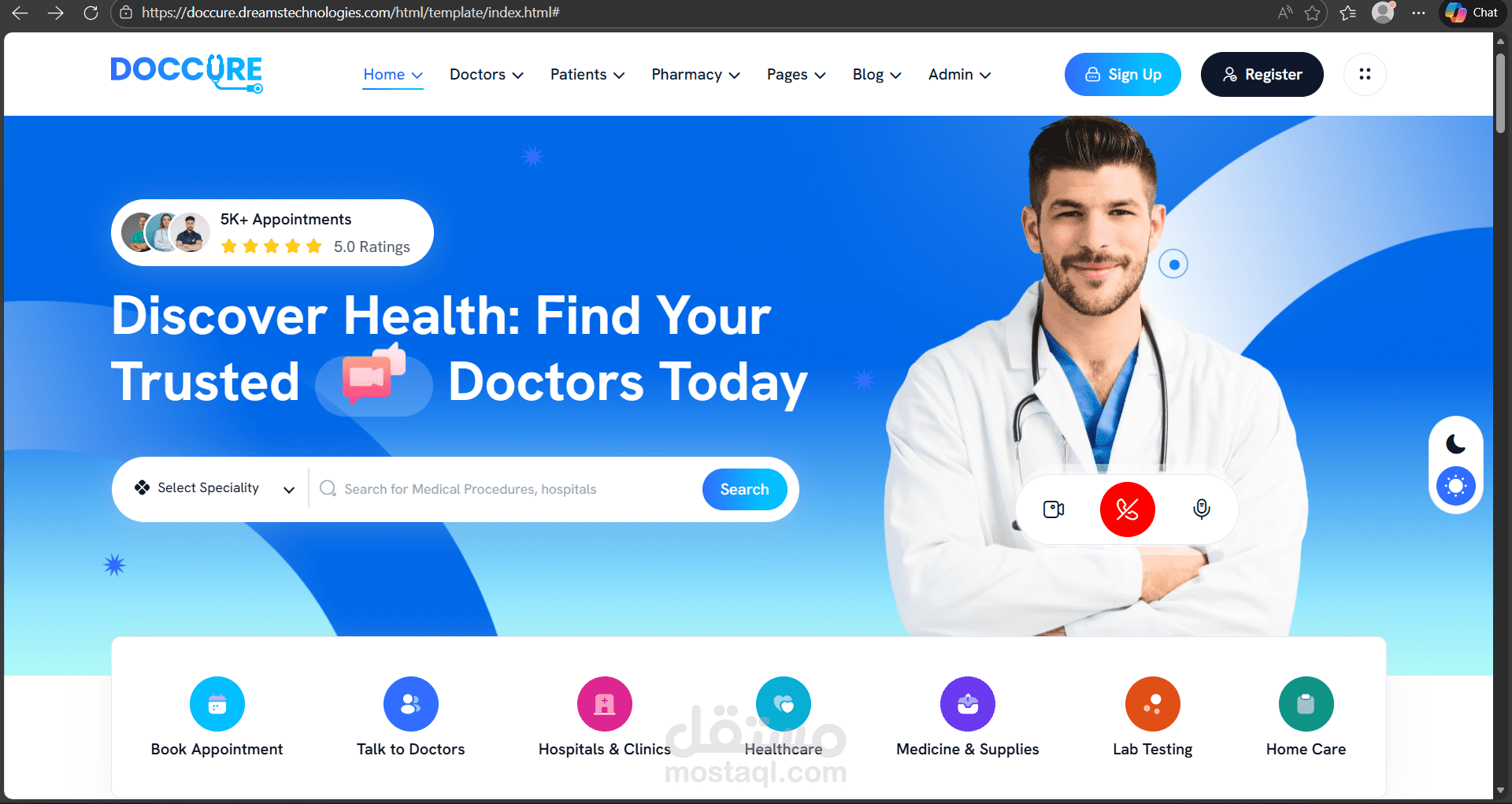 Front End For Medical Services
