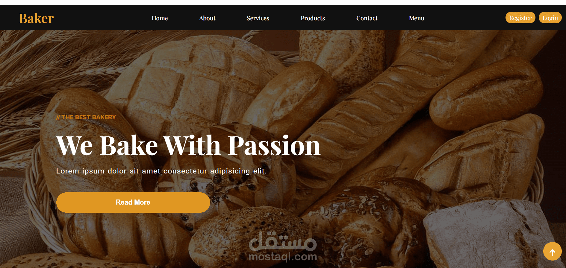Responsive Bakery Website Design