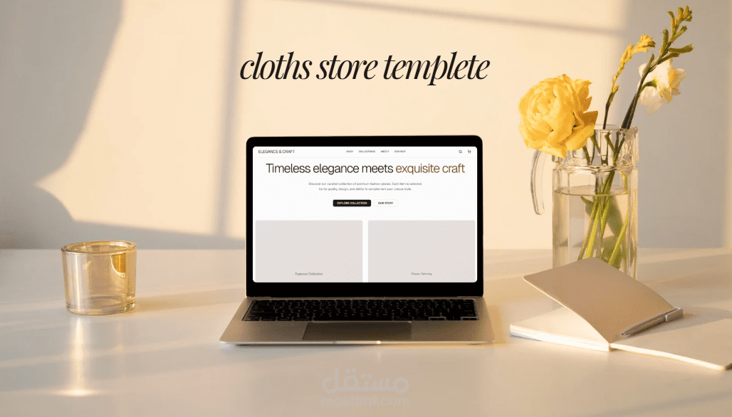 cloths store template