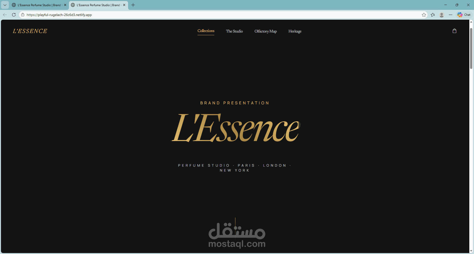 صفحة هبوط لعرض خدمة رقمية