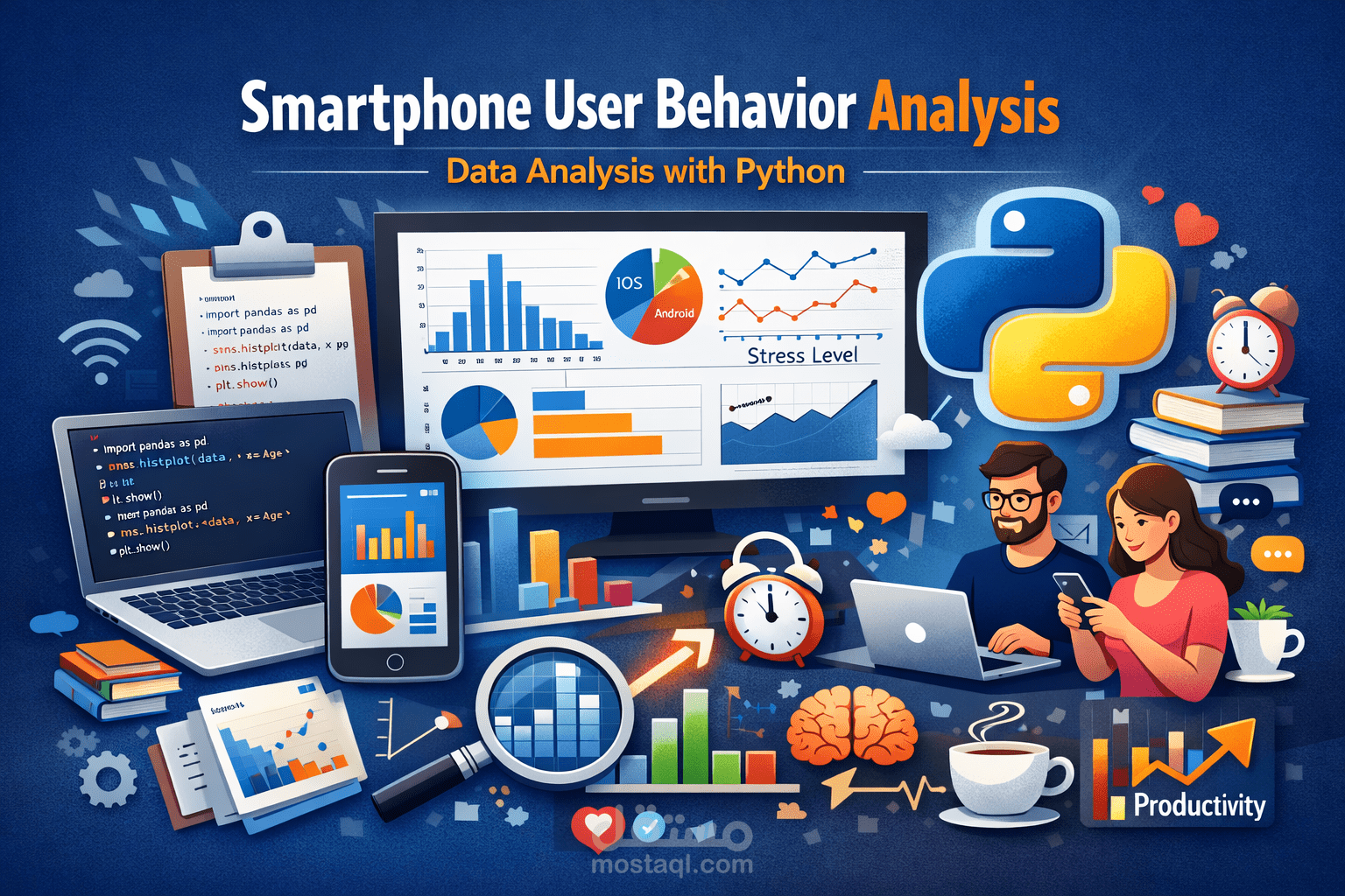 Exploratory Data Analysis of Smartphone Usage Using Python