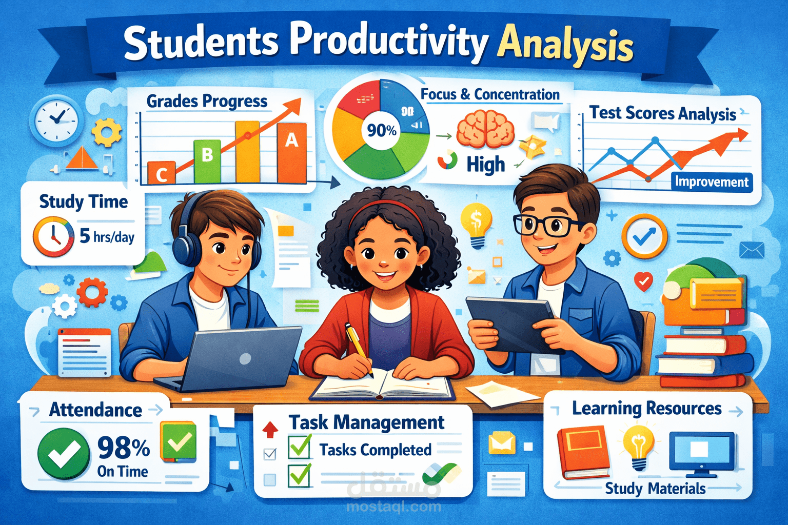 Student productivity analysis