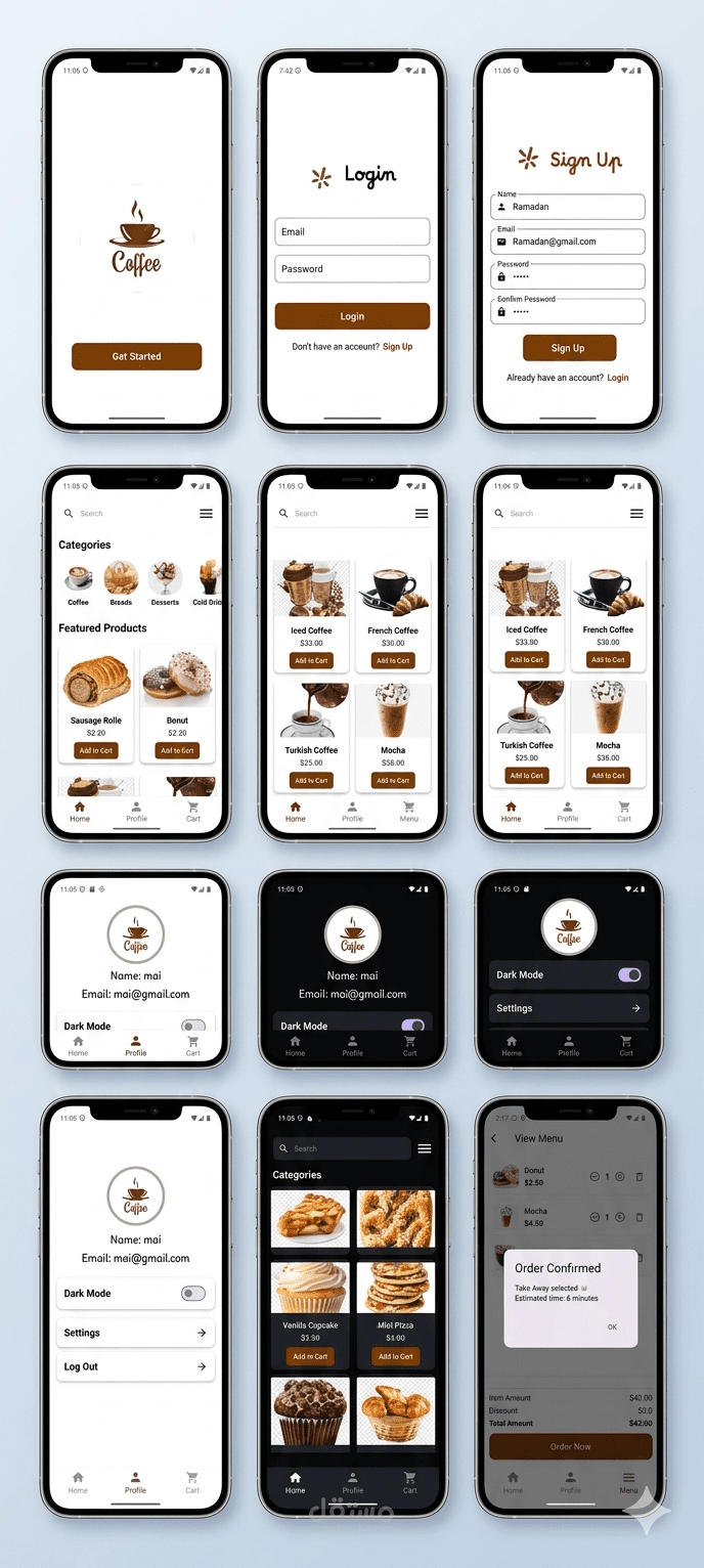 e-commerce: coffeeShop