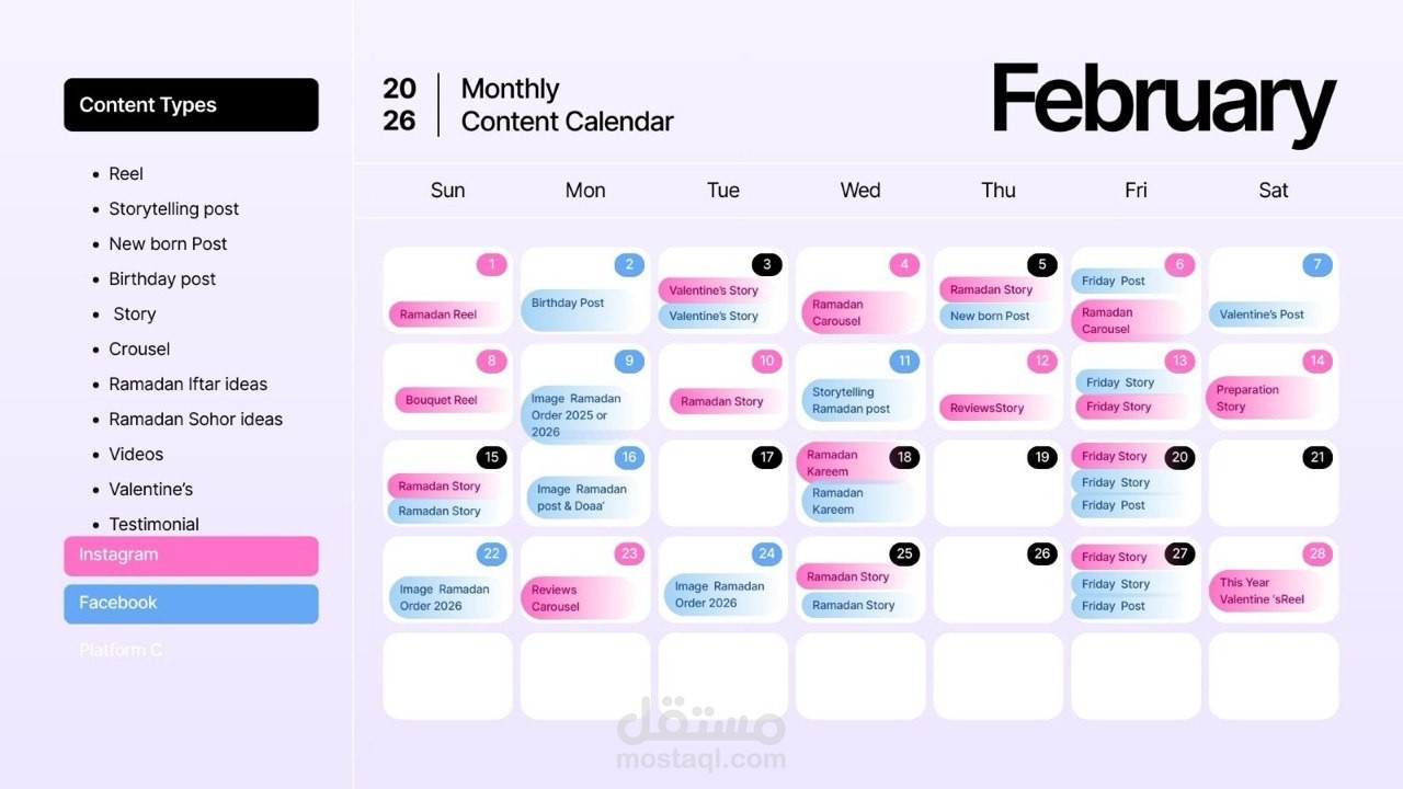 Content Calendar
