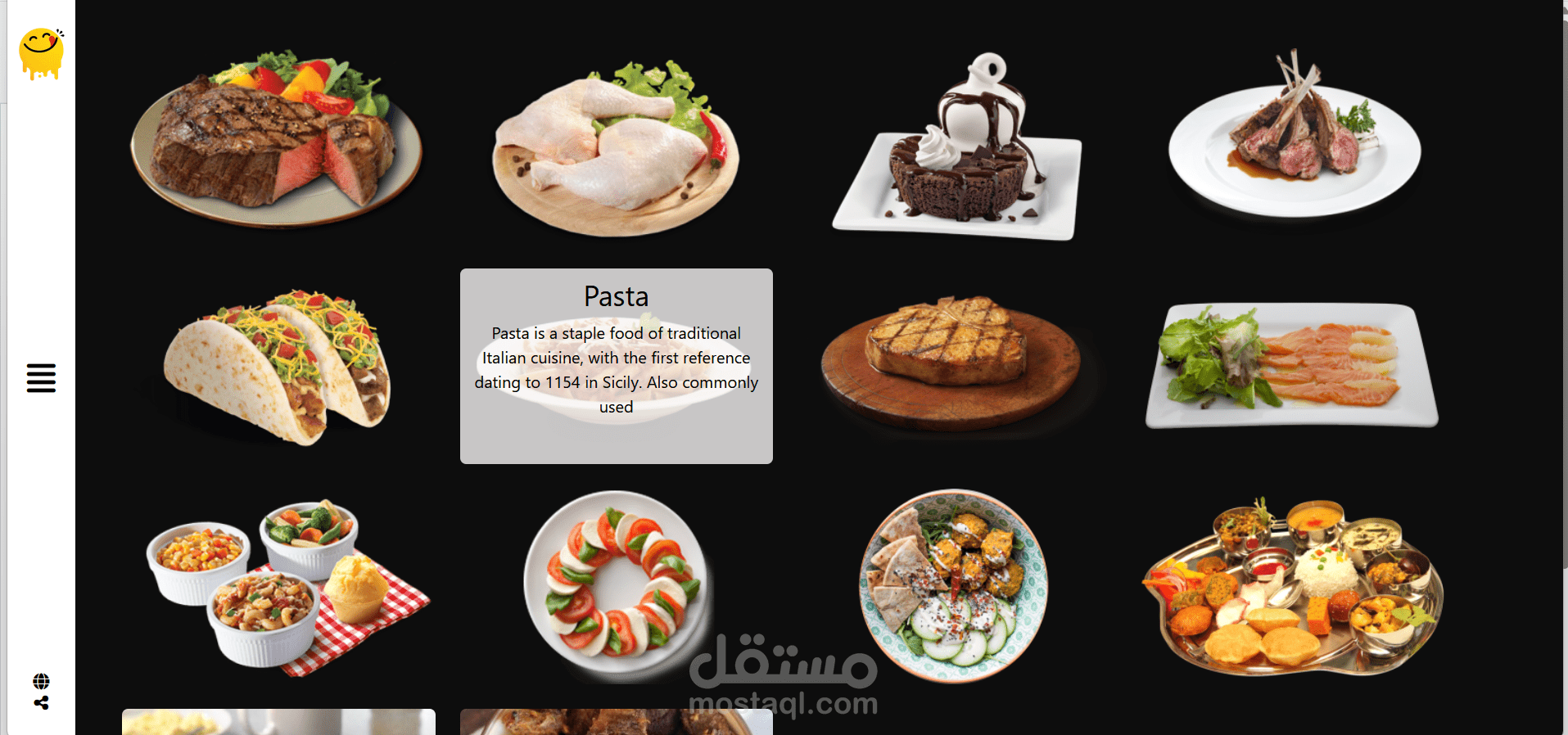 Yummy Meals Web Application