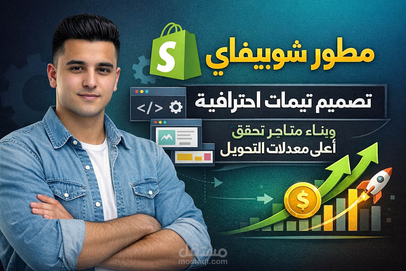 مطورشوبيفاي | تصميم ثيمات مخصصة ومتاجر عالية التحويل
