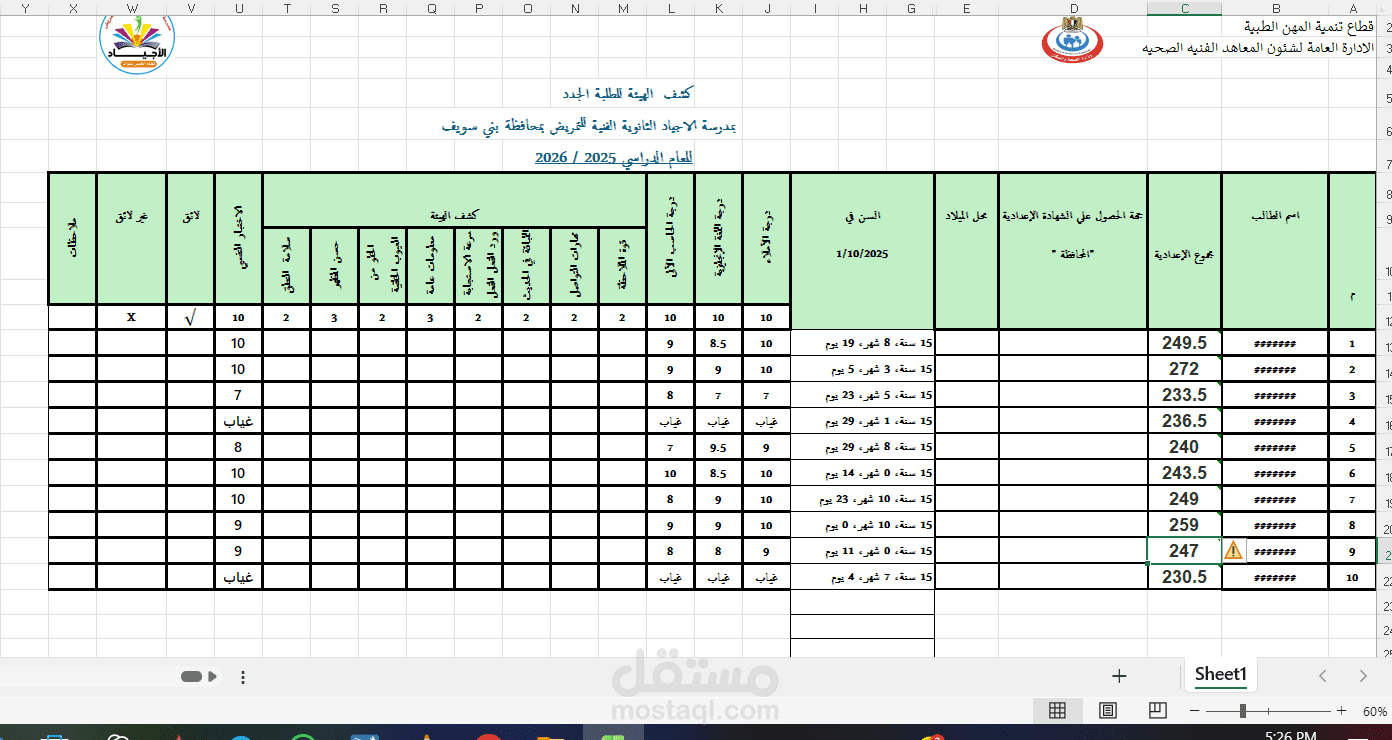 تصميم نظام إدخال وتحليل بيانات احترافي باستخدام Excel