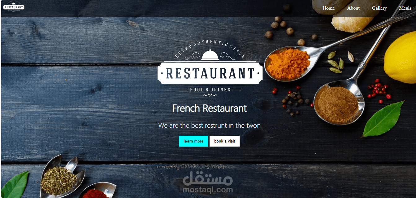 Restaurant Web application