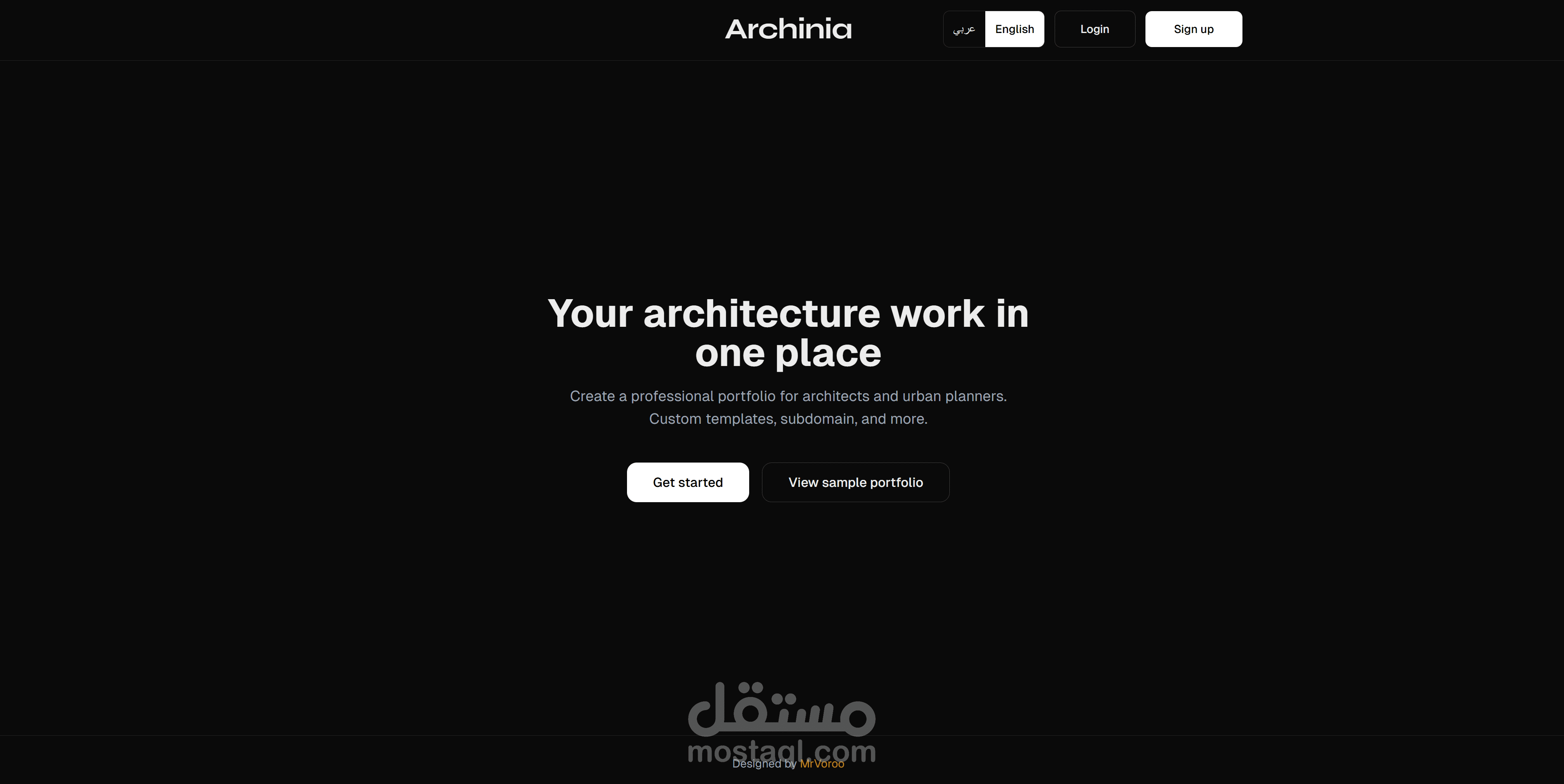 Archfolio: Where Architecture meets the Cloud.