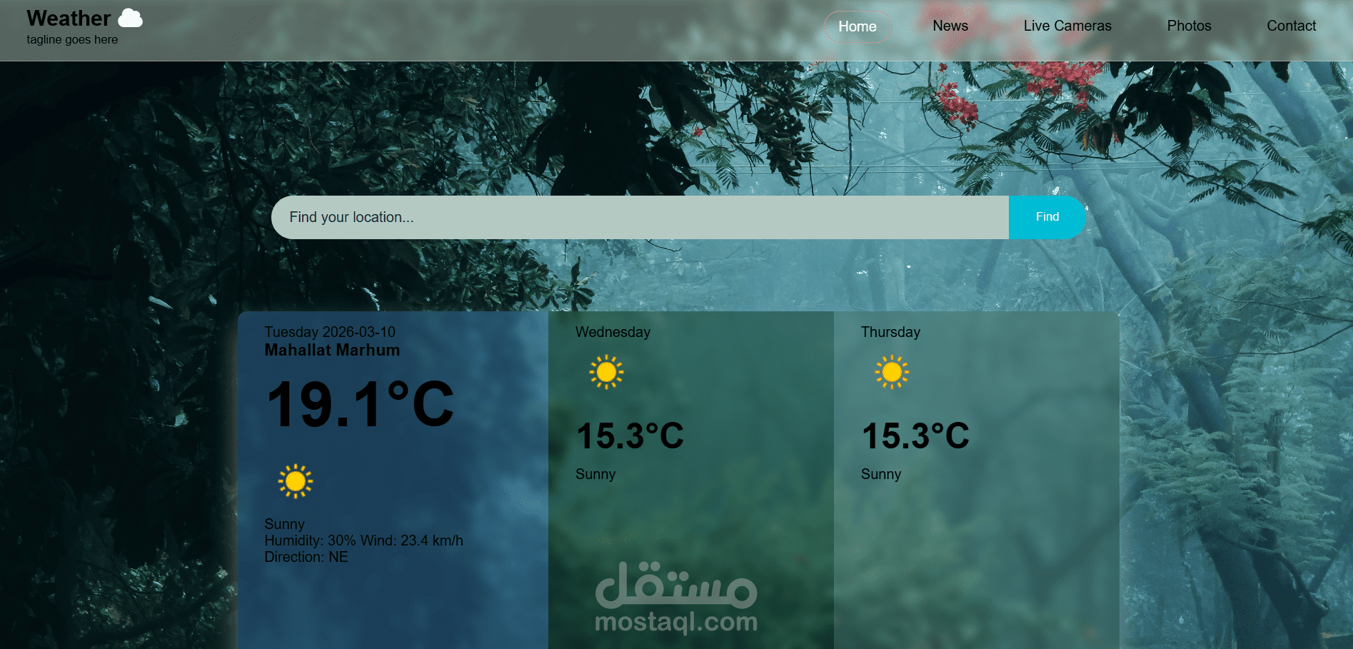 توقعات الطقس Weather Forecast