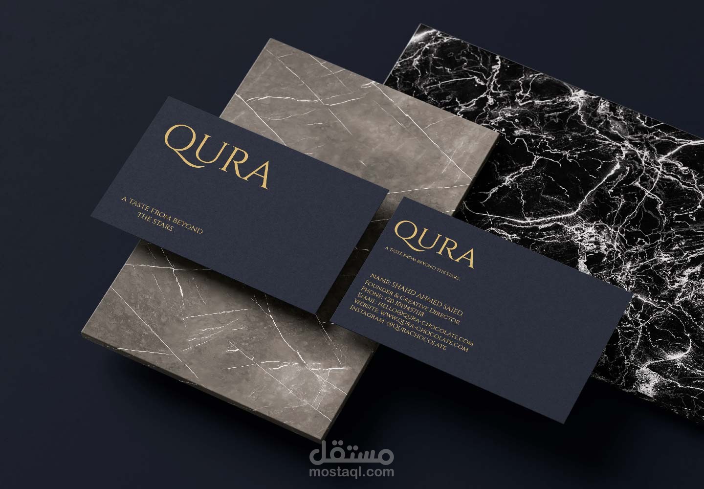 QURA | Premium Chocolate Branding & Visual Identity