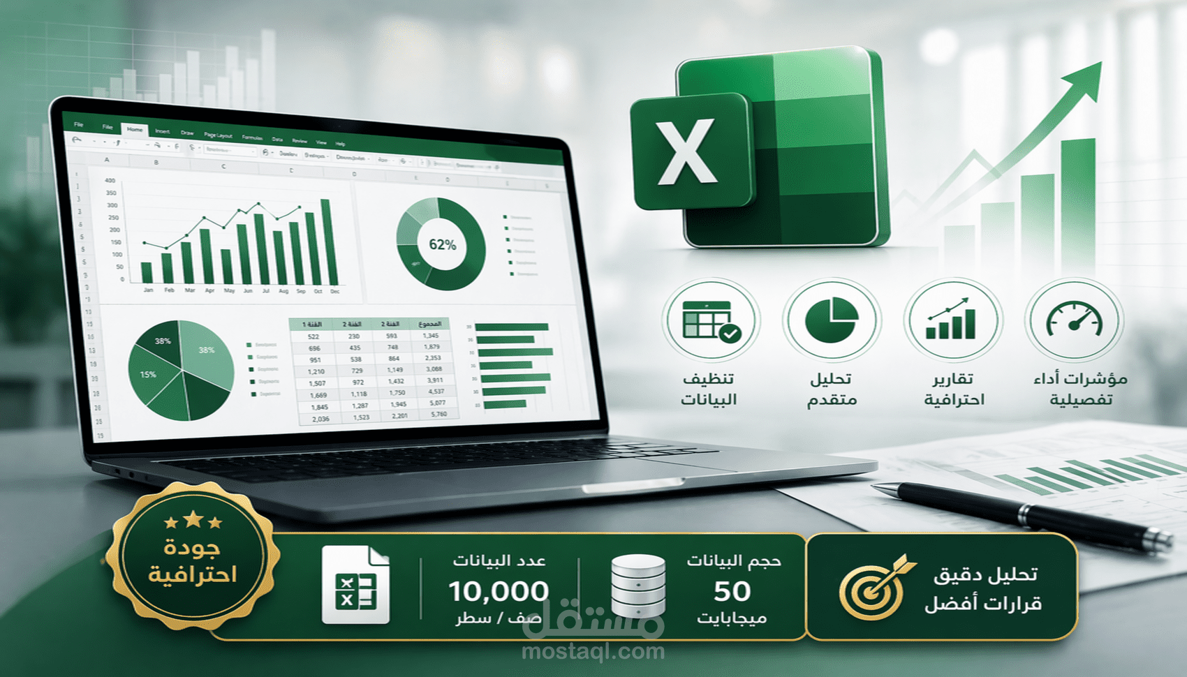 تحليل بيانات ملف excel بشكل احترافي