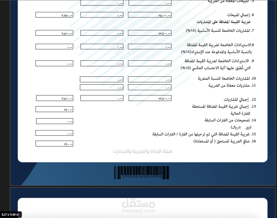 اعداد تقارير الفحص المحدود وتقارير مراجع الحسابات المستقل