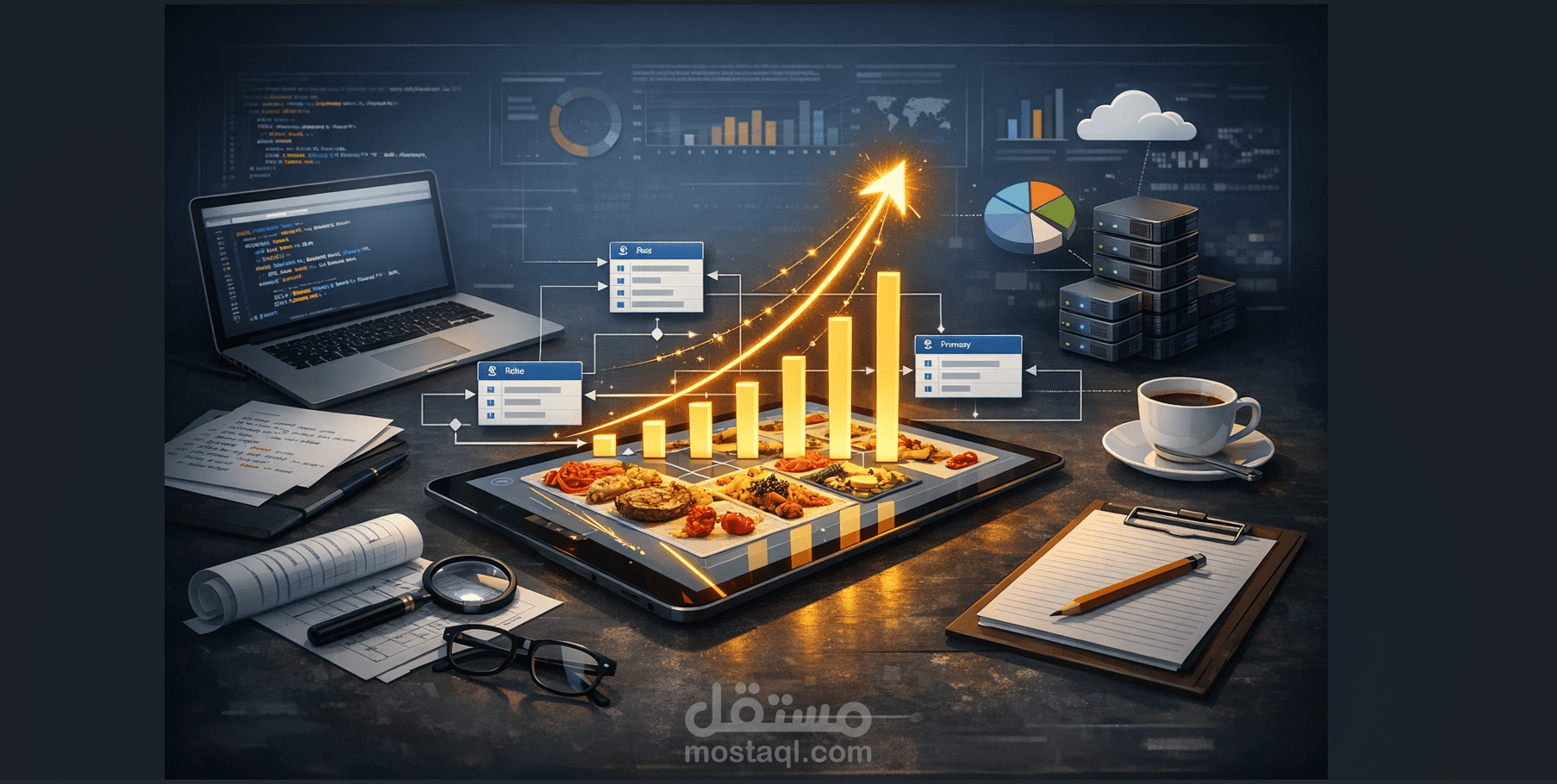تصميم مخطط قاعدة بيانات (ERD) لمستشفى X باستخدام SQL