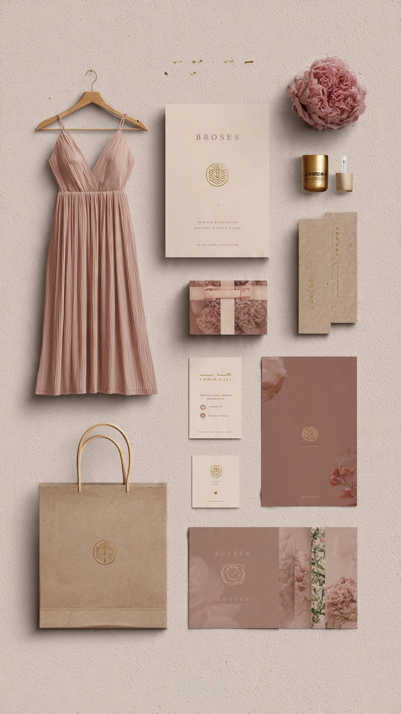 *   Complete Visual Identity for Women's Fashion Brand "BROSES"