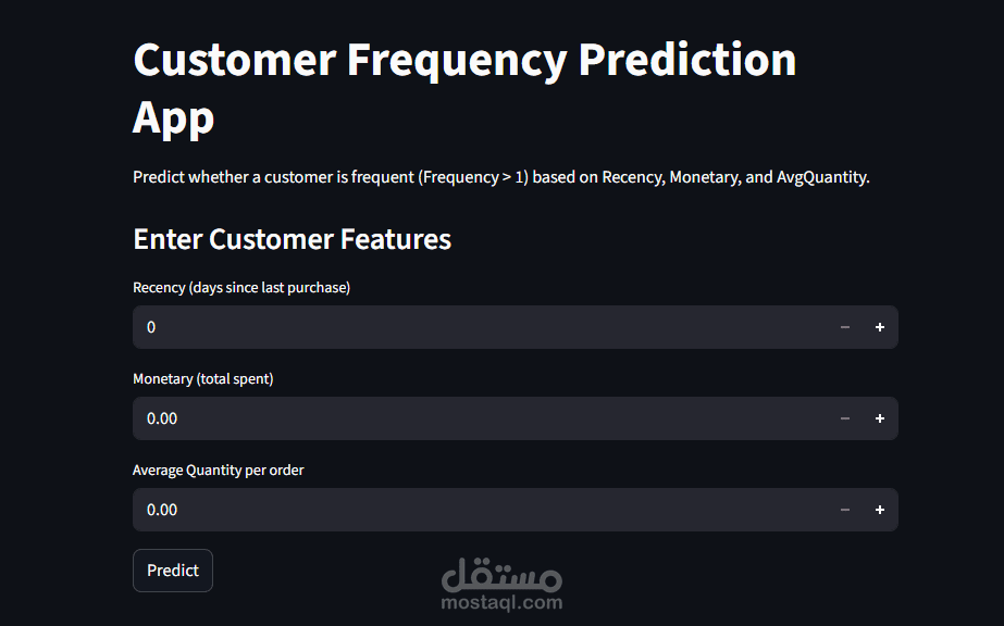 نموذج التنبؤ بعودة العملاء باستخدام الشبكات العصبية متعددة الطبقات