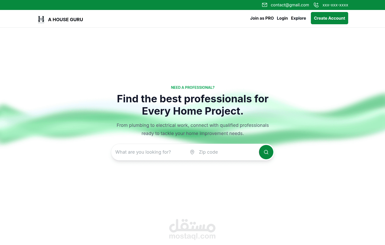 A House Guru – منصة لإدارة طلبات خدمات المنازل