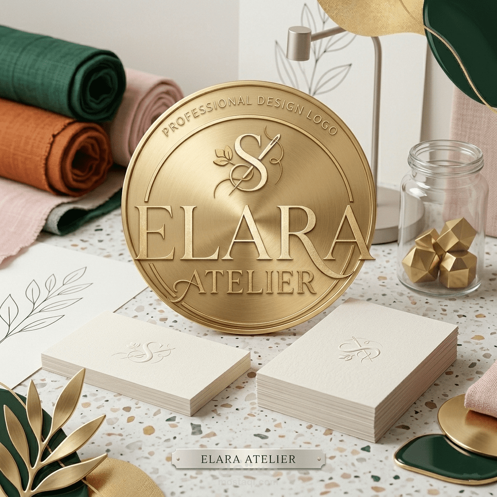 شعار براند خياطة أو أزياء