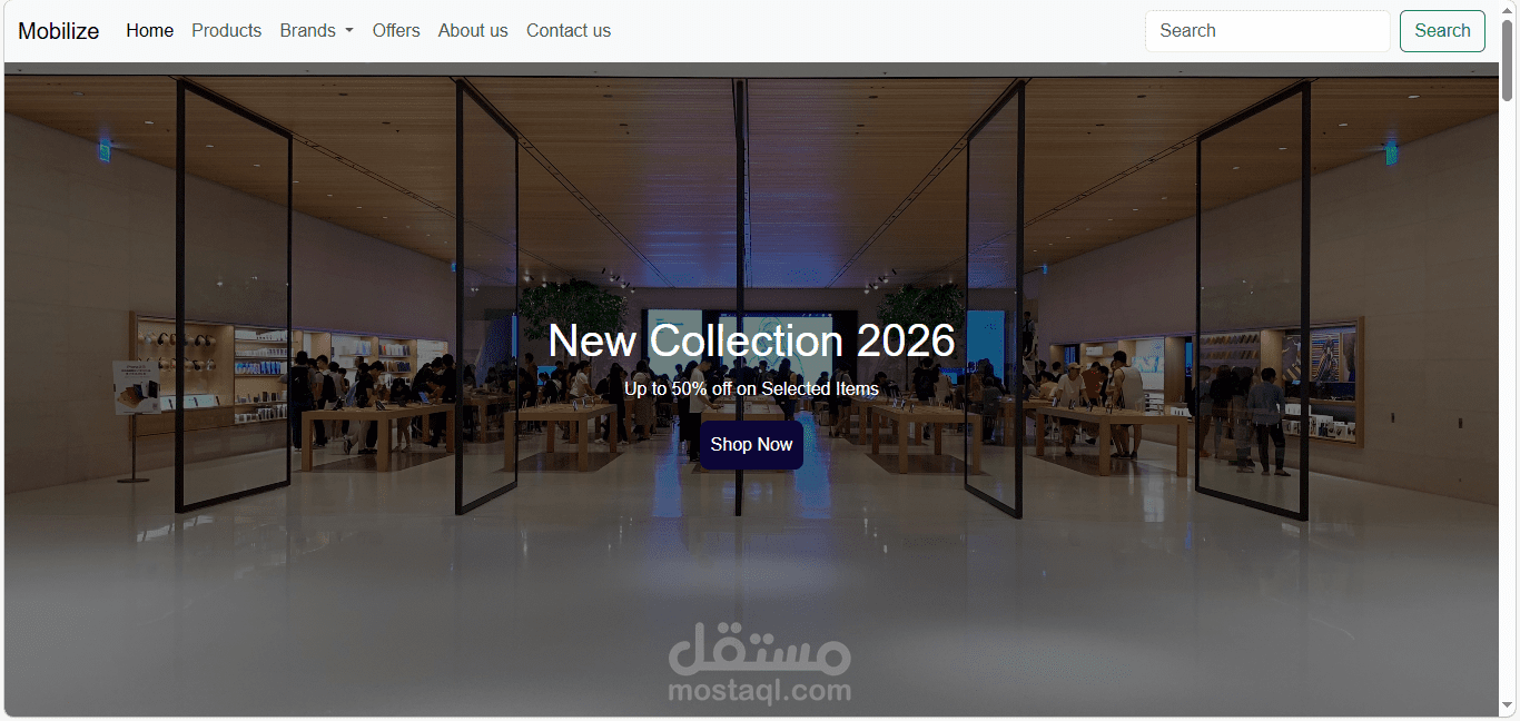 Mobilize - Online Store