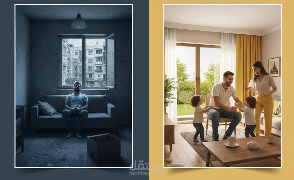 كتابه ابداعيه لاعلان عقاري ( بيع شقه الاحلام باسلوب عاطفي )