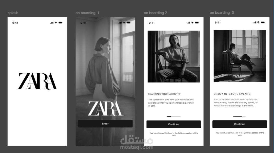 Fashion app ui -case study