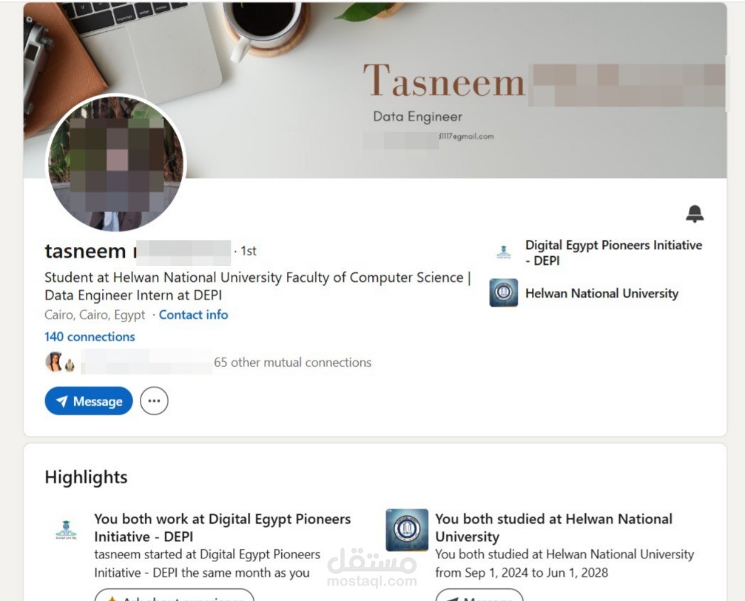 LinkedIn profile opimization