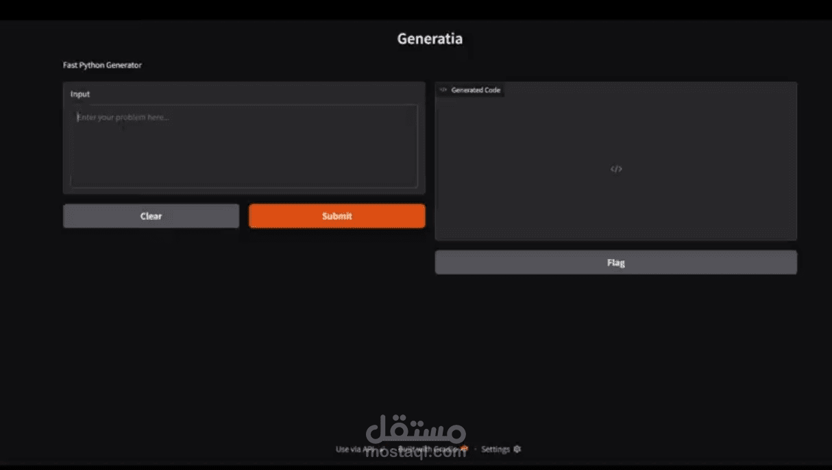 مولّد أكواد بايثون باستخدام معالجة اللغة الطبيعية