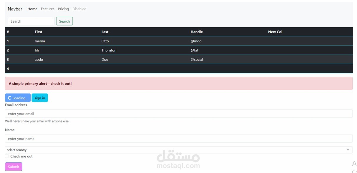simple responsive table