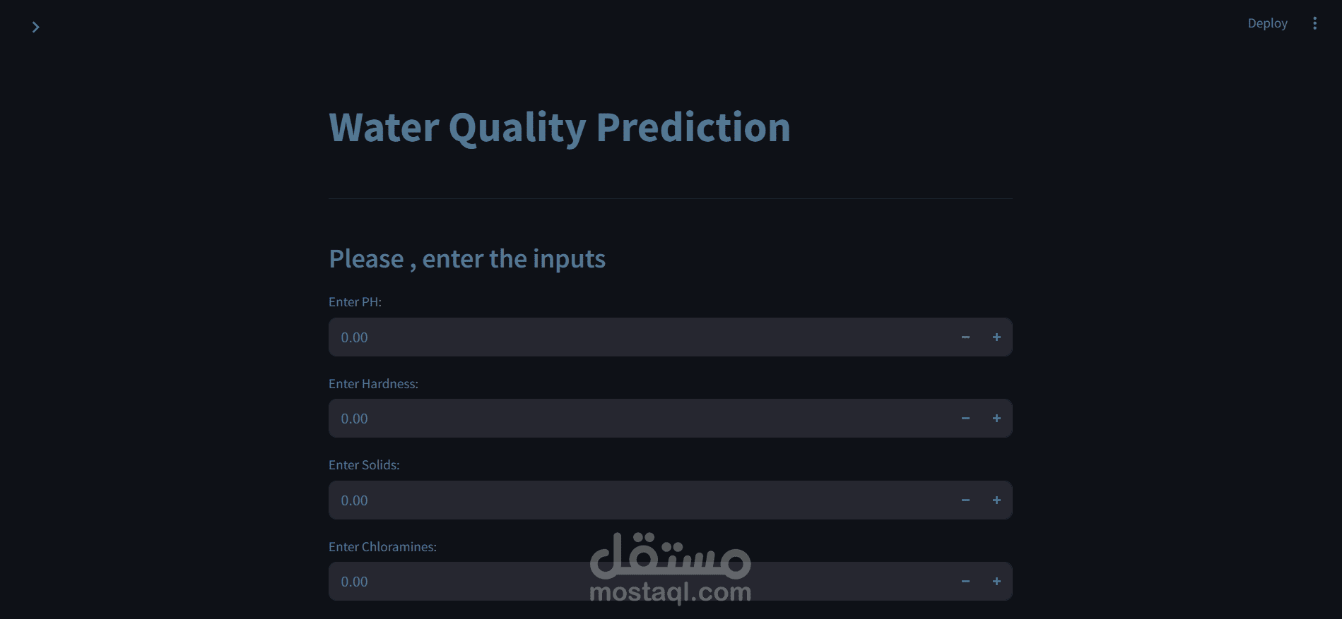 Water Potability Prediction System