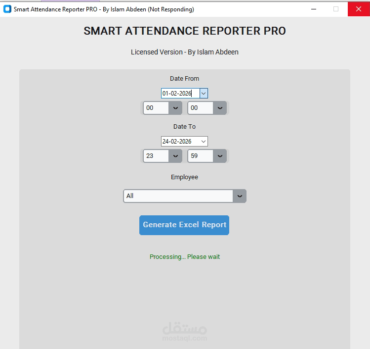 Smart Attendance Reporter PRO