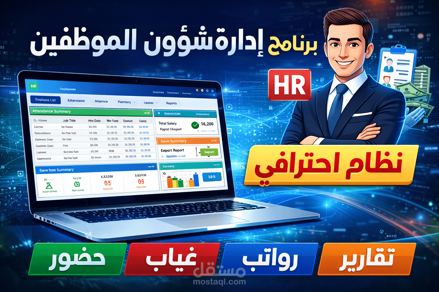 برنامج إدارة شؤون الموظفين hr